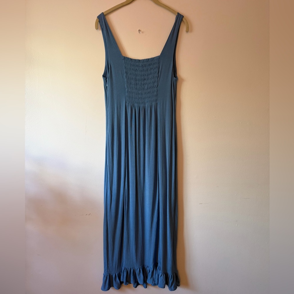 & Other Stories Light Blue Midi Dress - Picture 6 of 6